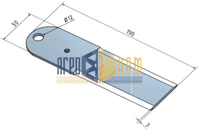 Z35241 Knife chopper harvester John Deere (hardening) - AGRO-DOM Ukraine